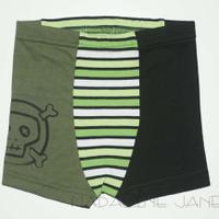 Punk in Green Boxers Sz 2t